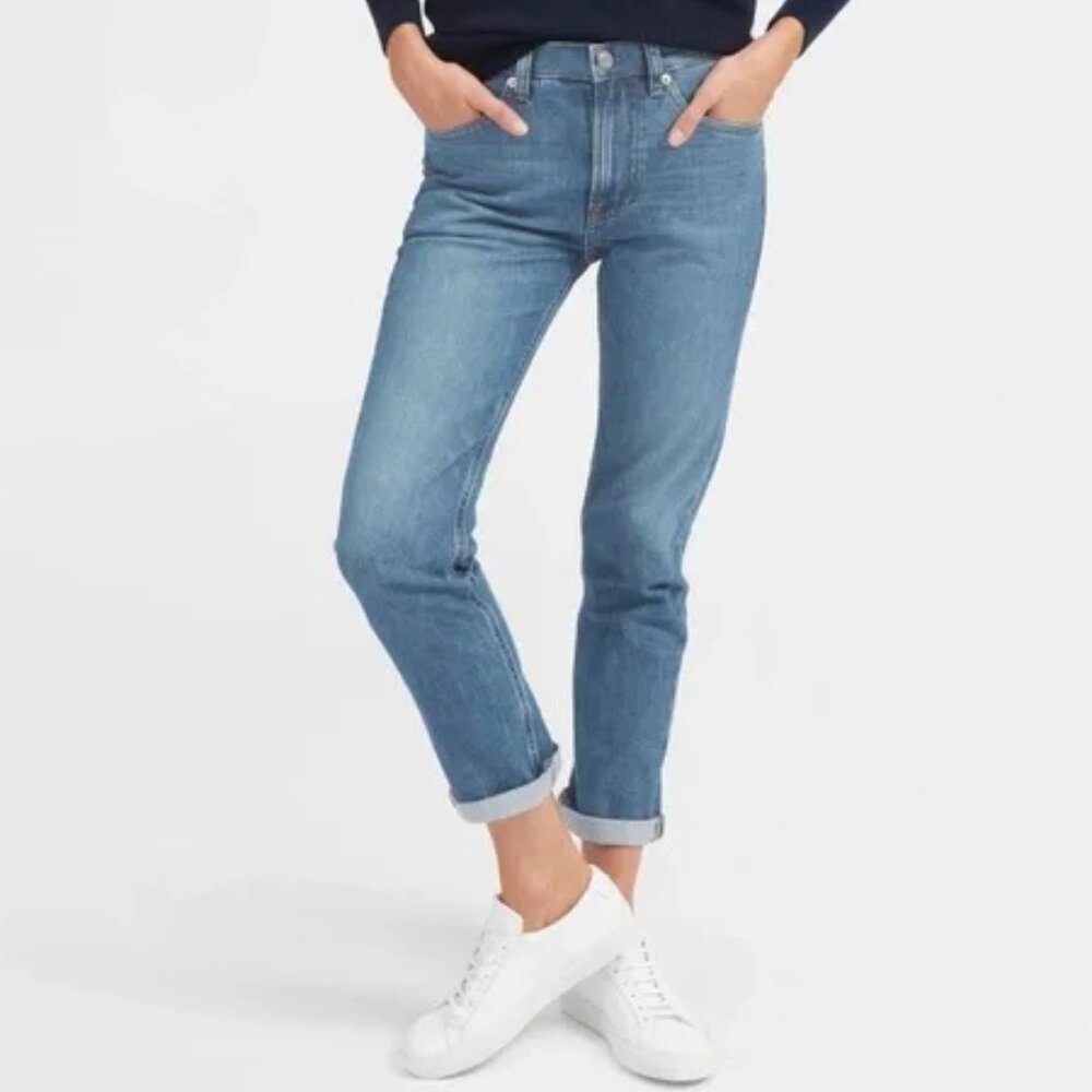 Everlane BoyFriend Jeans Size 28 Regular Stretch Denim